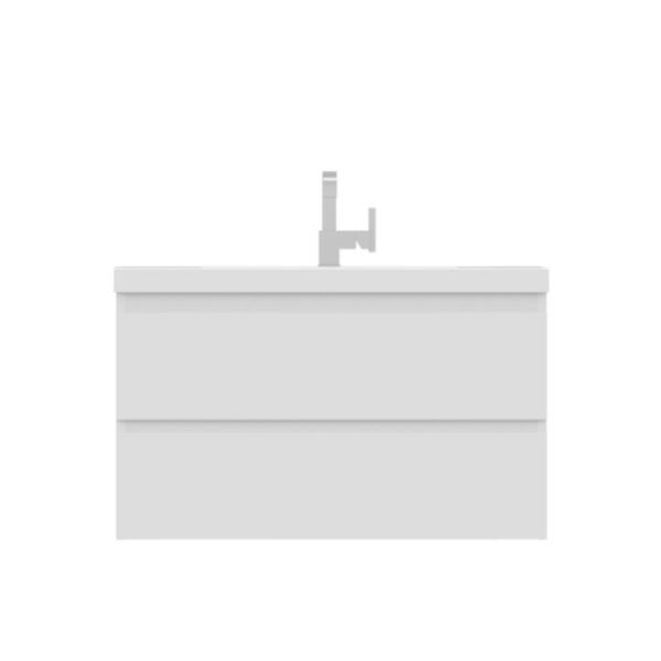 Alya Bath AB-MOF42 Paterno 42 Inch Modern Wall Mounted Bathroom Vanity