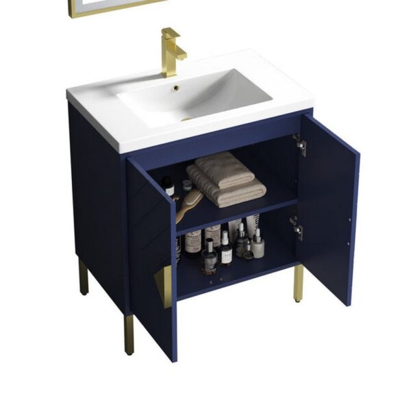 Chans Furniture AC-6624 Eileen 23 3/4 Inch Acrylic Bathroom Sink Vanity