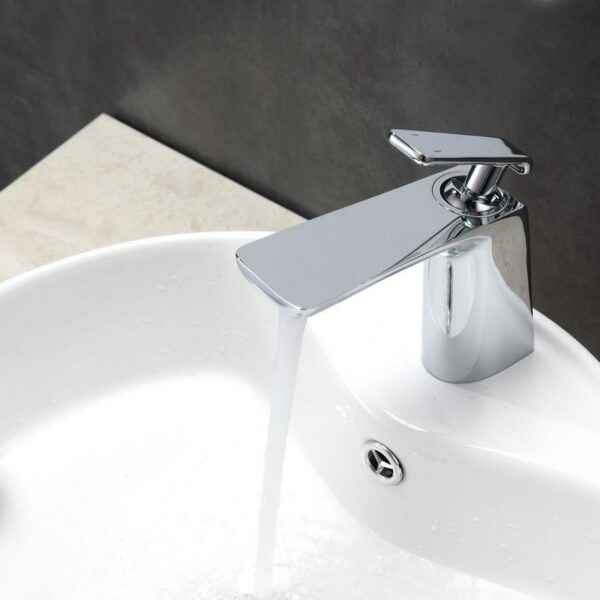 Kubebath AFB1639CH Aqua Adatto Single Lever Faucet in Chrome