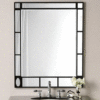 Chans Furniture MR-534BK-2834 Ambrosia 28 Inch Black Wall Mirror