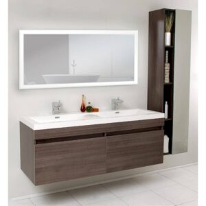 Castello USA ANGELINA3060 Angelina 60 x 30 Inch LED Bathroom Mirror with On/Off Sensor