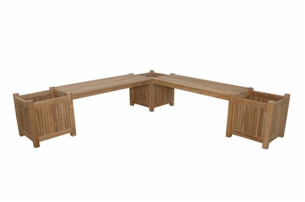 Anderson Planter Bench (2 bench + 3 planter box)