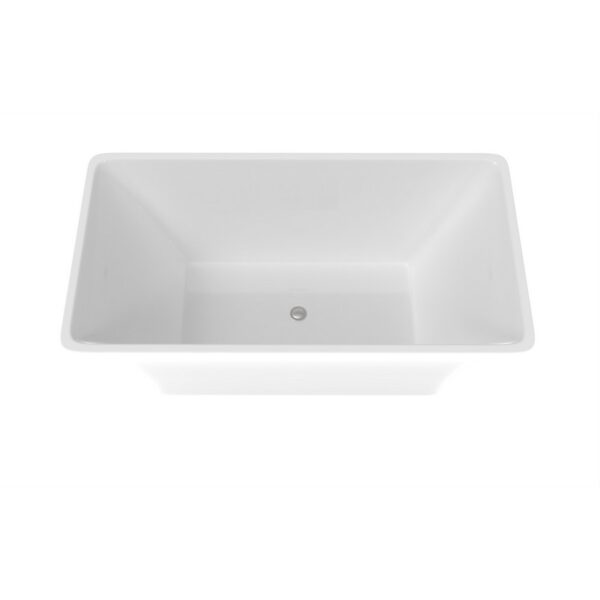 Castello USA CB-43-67 Blaire 66 7/8 Inch Freestanding Tub with Drainer and Overflow