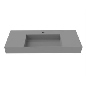 Castello USA CB-GM-2056-48 Juniper 48 Inch Wall Mounted Vessel Bathroom Sink