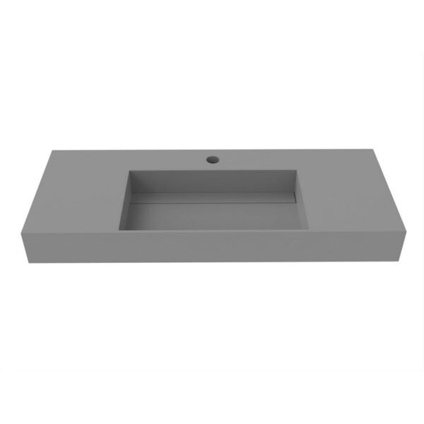 Castello USA CB-GM-2056-48 Juniper 48 Inch Wall Mounted Vessel Bathroom Sink