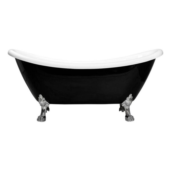 Castello USA CB-26-70-B Daphne 69 Inch Acrylic Freestanding Bathtub - Black