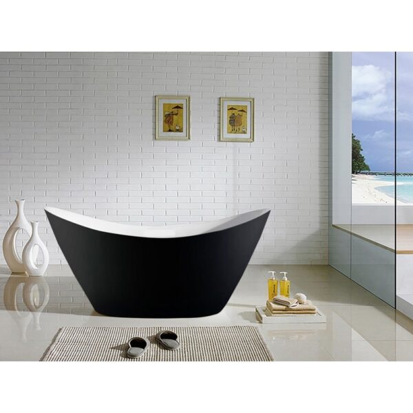 Castello USA CB-51-68 Melody 68 Inch Acrylic Freestanding Bathtub