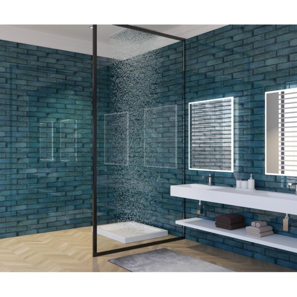 Castello USA CB-ALC-BLU-3X12 Spain 3 x 12 Inch Blue Glossy Ceramic Modern Subway Wall Tile