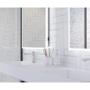 Castello USA CB-ALC-WHT-3X12 Spain 3 x 12 Inch White Glossy Ceramic Modern Subway Wall Tile