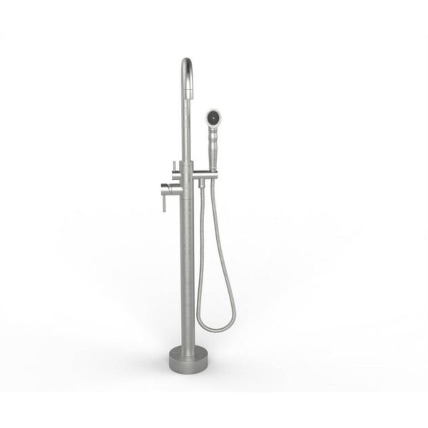 Castello USA CB-NEPTUNE-B Breeze Neptune 44 7/8 Inch Tub Filler with Shower Attachment