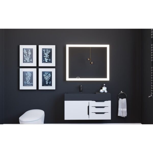 Castello USA CB-SM432-36-30 Angelina 36 x 30 Inch Smart Mirror