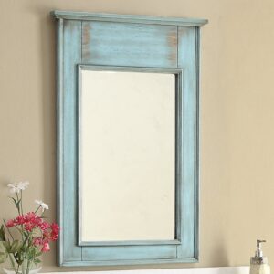 Chans Furniture CF-88323BU-60 Abbeville 60 Inch Distressed Blue Bathroom Double Sink Vanity