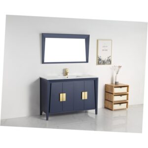 Chans Furniture CL-22NB47-ZI 48 Inches Larvotto Color Modern Single Sink Bathroom Vanity In Light Wheat