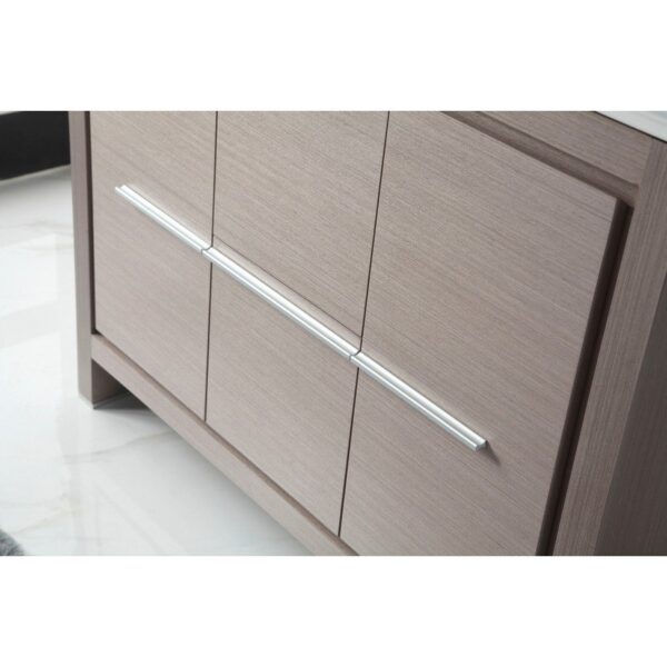 Chans Furniture CL10-GO40-ZI 40 Inch Tennant Brand Modern Style Vanity - Viara Bathroom Sink Vanity in Gray Oak