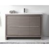 Chans Furniture CL10-GO47-ZI 48 Inch Tennant Brand VIARA Modern Style Vanity - Bathroom Sink Vanity in Gray Oak