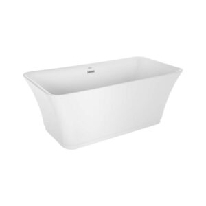 Empava EMPV-59FT1511 59 x 30 Inch Soaking Freestanding Bathtub - White