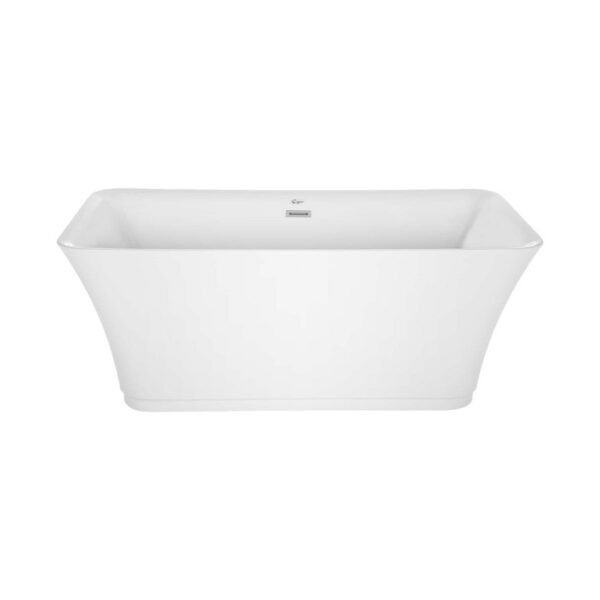 Empava EMPV-59FT1511 59 x 30 Inch Soaking Freestanding Bathtub - White