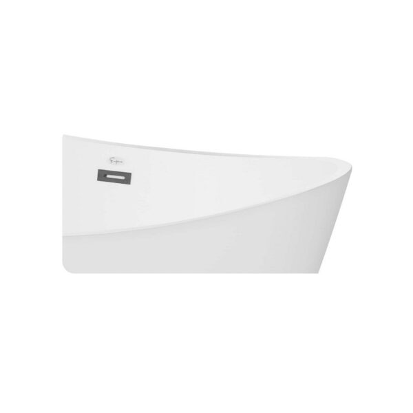 Empava EMPV-59FT1518 59 x 30 Inch Soaking Freestanding Bathtub - White