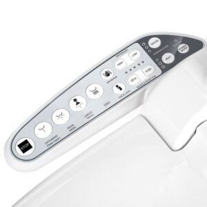 Empava EMPV-EB990 20 3/4 Inch Electric Bidet Seat for Elongated Toilet - White