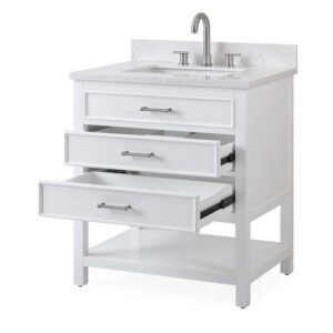 Chans Furniture F-7206-30 Felton 30 Inch Bathroom Single Sink Vanity