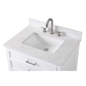 Chans Furniture F-7206-30 Felton 30 Inch Bathroom Single Sink Vanity