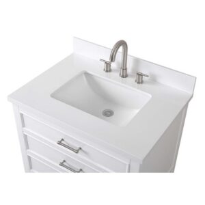 Chans Furniture F-7206-30 Felton 30 Inch Bathroom Single Sink Vanity