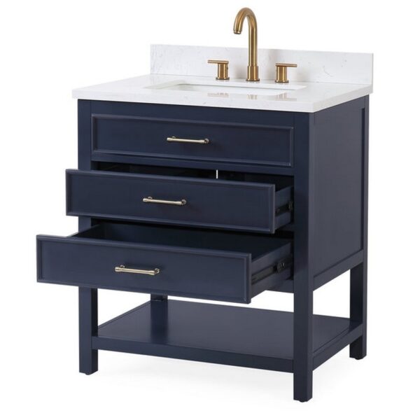 Chans Furniture F-7206-30 Felton 30 Inch Bathroom Single Sink Vanity