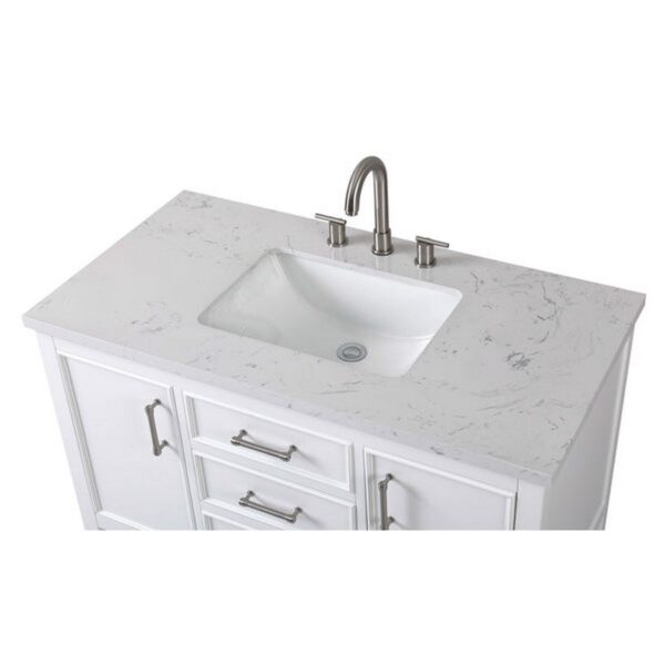 Chans Furniture F-7220-42 Felton 42 Inch Bathroom Single Sink Vanity