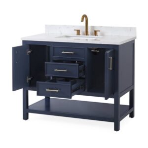 Chans Furniture F-7220-42 Felton 42 Inch Bathroom Single Sink Vanity