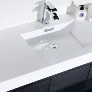 Kubebath FMB48 Bliss 47 1/4 Inch Free Standing Single Sink Bath Vanity