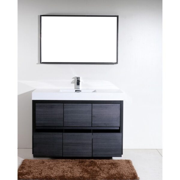 Kubebath FMB60S Bliss 59 Inch Free Standing Single Sink Bath Vanity