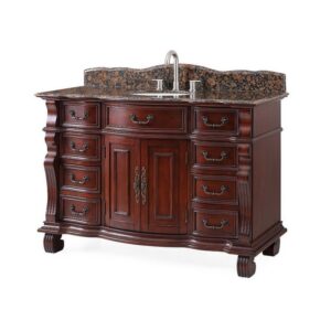 Chans Furniture GD-4437SB-50 Hopkinton 50 Inch Bathroom Sink Vanity - Light Cherry