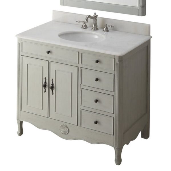 Chans Furniture HF-837 Daleville 38 Inch Bathroom Sink Vanity