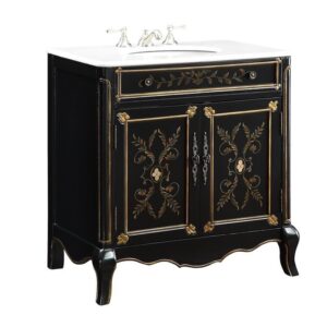 Chans Furniture HF2326 32 Inch Decoroso Bathroom Sink Vanity