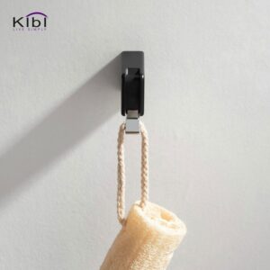 KIBI USA KBA1001 Artis 7/8 Inch Wall Mounted Bathroom Robe Hook