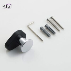 KIBI USA KBA1301 Volcano 1 1/4 Inch Wall Mounted Bathroom Robe Hook