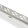 Kubebath KLD48LINEAR Kube 47-1/4 Inch Linear Drain with Linear Grate