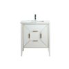 Kubebath KV8830 Vetro 29 1/4 Inch Freestanding Single Sink Bath Vanity with Quartz Counter Top