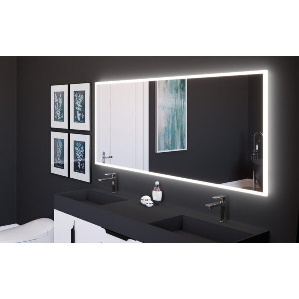 Castello USA LISA3072 Lisa 72 x 30 Inch LED Bathroom Mirror with Sensor Button