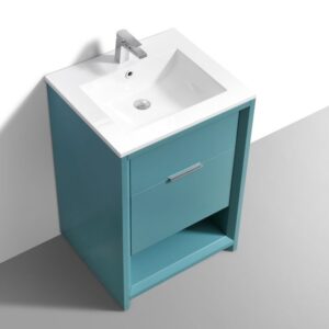 Kubebath NUDO24 Nudo 24 Inch Single Sink Modern Bathroom Vanity