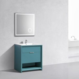 Kubebath NUDO32 Nudo 32 Inch Single Sink Modern Bathroom Vanity