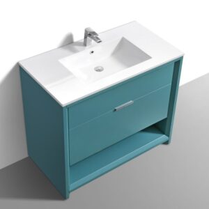 Kubebath NUDO36 Nudo 36 Inch Single Sink Modern Bathroom Vanity