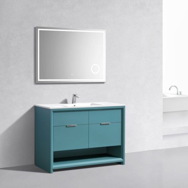 Kubebath NUDO48S Nudo 48 Inch Single Sink Modern Bathroom Vanity