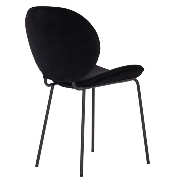 GFURN Ormer Dining Chair - Black Velvet