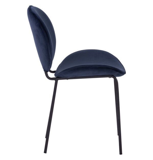 GFURN Ormer Dining Chair - Navy Velvet