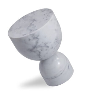 GFURN Penelope Side Table - White Marble