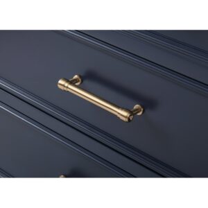 Chans Furniture QT-7206-NB30 30 Inches Tennant Brand Color Finish Single Sink Bathroom Vanity In Navy Blue