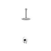 Kubebath KB RCR81V Aqua Rondo Shower Set with Ceiling Mount 8 Inch Rain Shower