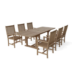 Anderson Bahama Wilshire Armchair 7-Pieces Extension Dining Set