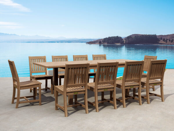 Anderson Bahama Rialto 11-Pieces Rectangular Dining Set